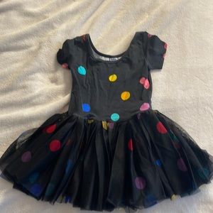 Wild Rich Kids short sleeve dot Mickey Mouse Disney skirted Leo tutu size 7/8